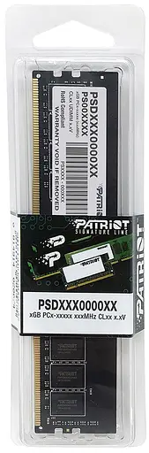 Модуль памяти DDR4 8 ГБ/3200 Patriot Signature Line (PSD48G320081) - фото 3