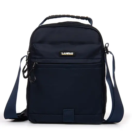 Чоловіча сумка-планшет синій Lanpad sum0028749 - фото 2