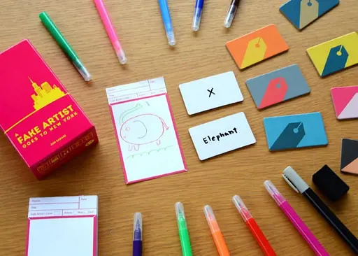 Настільна гра Oink Games Фальшивий художник їде до Нью-Йорка (A Fake Artist Goes To New York) (англ.) (PS001) - фото 2