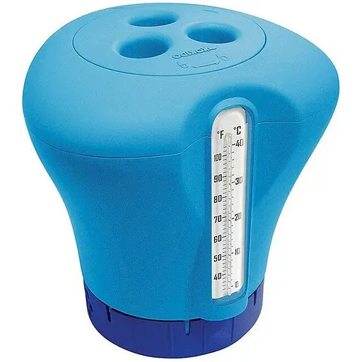 Дозатор Overmax Kokido K619BU настольный 75 мм синий с термометром - фото 1