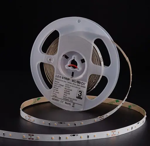 LED Стрічка 4,8W 60LED 3000K 380LM IP20 24V KLOODI KD2216-60-4.8W-3К-24V - фото 1