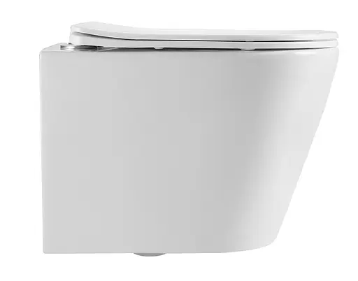 Унитаз подвесной Mixxus Bevel-0302-T3 520x360x365 мм, система смыва Tornado 3.0 MI6705, Белый - фото 2