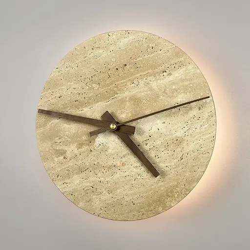 Декоративный круглый светильник-часы Ø23 см Line F Арт. STW011R-230 - фото 2