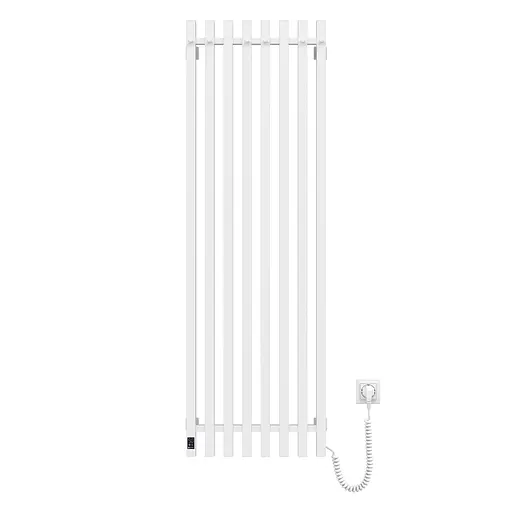 Электрический полотенцесушитель Navin Levante 450x1400 Sensor правая, белый бархат 10-012033-4880, Белый матовый, Правое, Электронный - фото 2