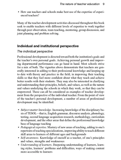 Professional Development for Language Teachers. Strategies for Teacher Learning - фото 10