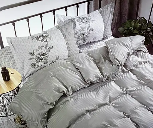 Постельное белье Laura Grand 27-07 - евро комплект 2 наволочки 50x70 см - фото 1