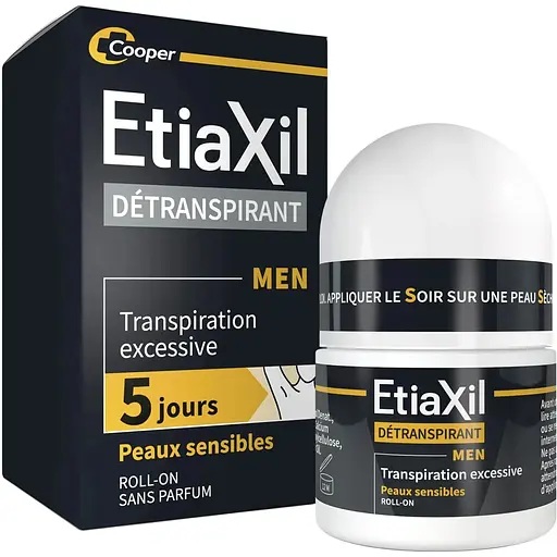 Антиперспірант чоловічий Etiaxil Men Sensitive кульковий 15 мл - фото 1
