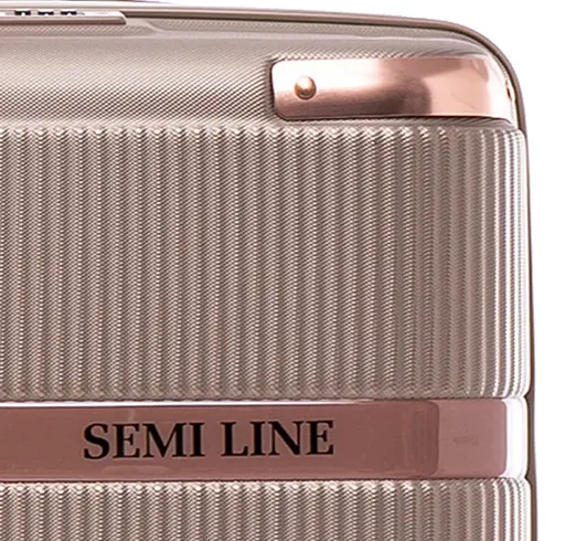 Чемодан Semi Line 24" (М) Champagne (T5668-3) (DAS302659) - фото 7