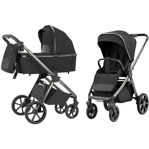Універсальна коляска-книжка Carrello Omega CRL-6530/1 2в1 Absolute Black