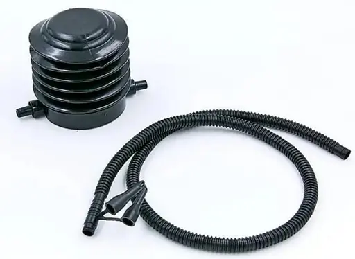 М'яч для фітнесу (фітбол) напівмасажний PowerPlay 4003 Ø65 cm Gymball Сірий + помпа (PP_4003_65cm_Light-grey) - фото 7