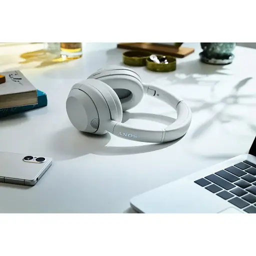 Наушники Sony Over-ear ULT Wear BT 5.2 ANC AAC LDAC Wireless Mic белые - фото 2