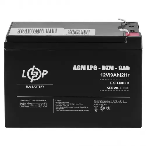 Аккумулятор LogicPower LP 6-DZM-9 Ah AGM