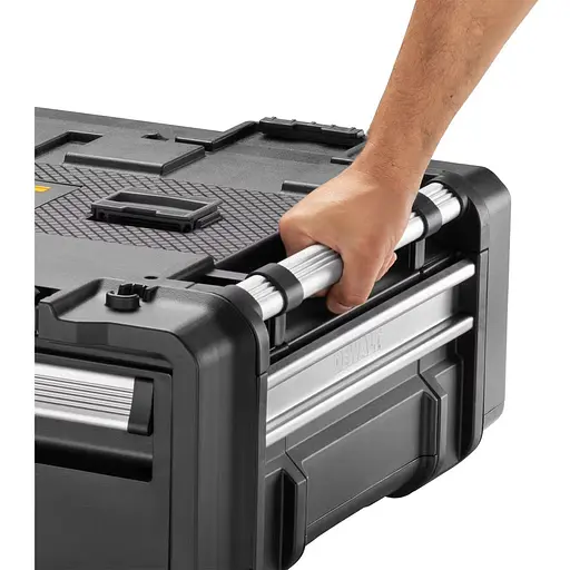 Ящик DeWalt Toughsystem 2.0 DXL з шухлядою, знімними перегородками та бічними шинами (DWST08510-1) - фото 5