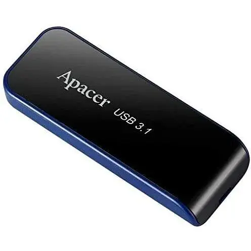 Флеш-накопитель Apacer USB 3.2 Gen 1 AH356 64GB черный - фото 1