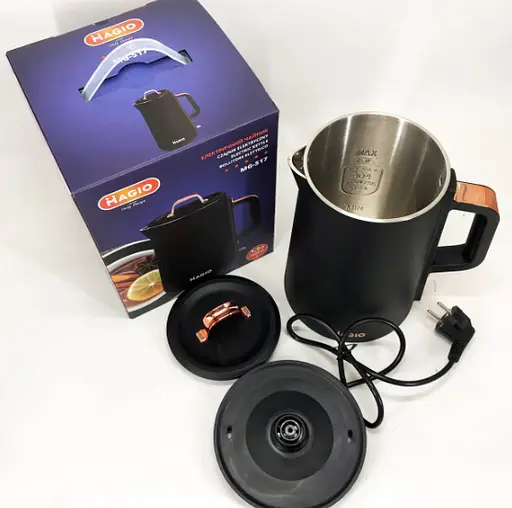 Электрочайник термос MAGIO MG-517 1,5 л цельно литой1500 Вт Черный - фото 7