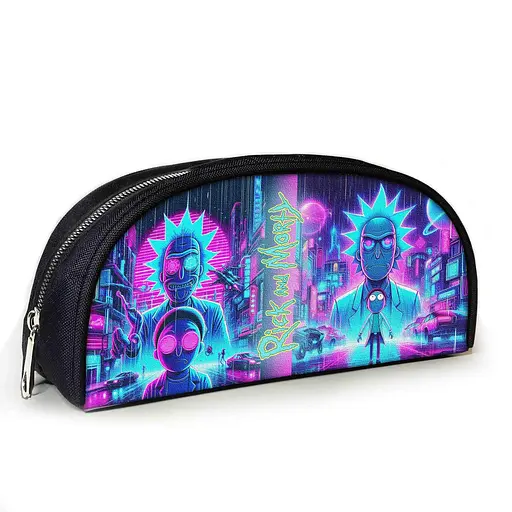 Пенал шкільний з принтом Рік і Морті 23х10х8 см з принтом для хлопчика (3992)
