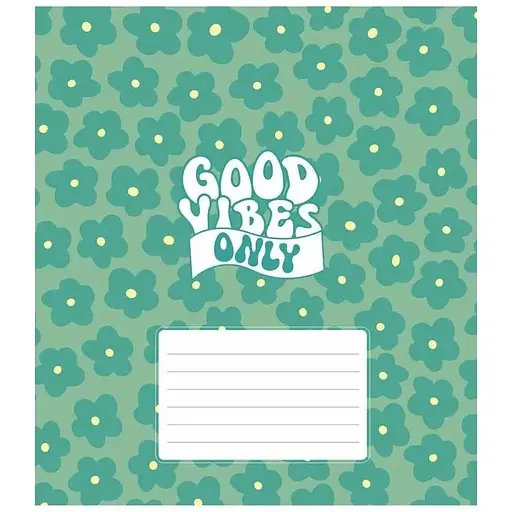 Зошит учнівський "Good vibes only" Star 018-3561K 18 аркушів Різнокольоровий - фото 1
