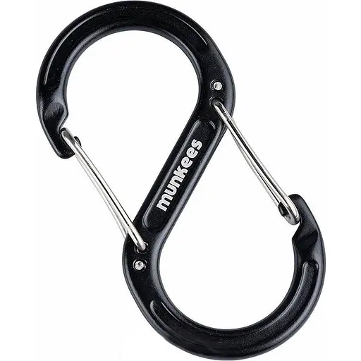 Брелок-карабін Munkees Forged S Black (1012-3275-BK)
