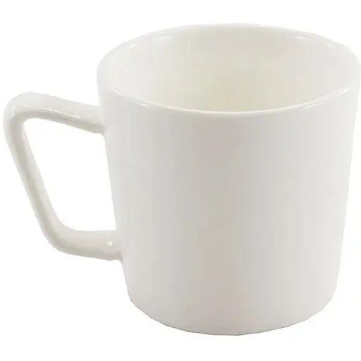 Кухоль порцеляновий Tudor Гладка 180 мл білий (TU0221)