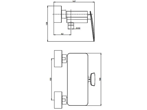 Смеситель для душа ASIGNATURA Intense (65503800) - фото 4
