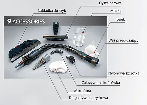 Пароочиститель ручной Camry CR 7021 3,5 bar, 1500w, 350мл - фото 8