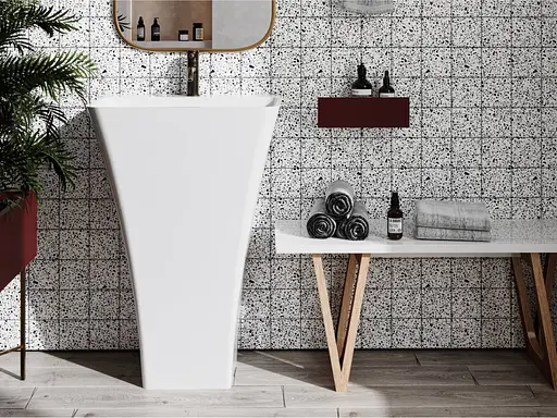 Умивальник Miraggio Sun глянсовий 0002390, Білий - фото 4