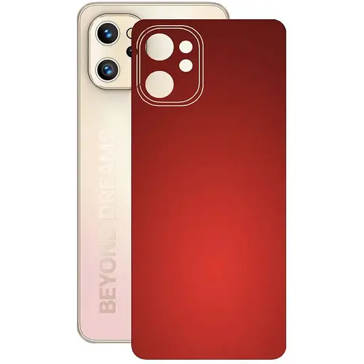 Защитная пленка StatusSKIN для UMiDIGI A13s Корпус Винил красная матовая - фото 1