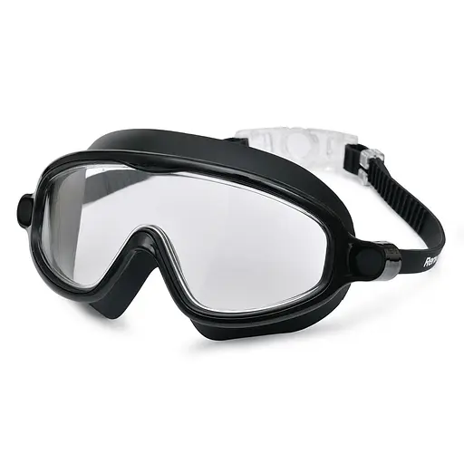 Дитяча маска для плавання Renvo Garsen JR Anti-fog чорний OSFM (1SM110-01) - фото 1