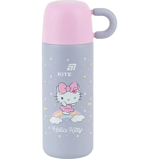 Термос Kite Hello Kitty 480 мл сіро-рожевий (HK25-312-1)