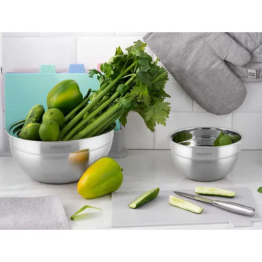 Миска Ardesto Gemini нержавіюча сталь 5 л 28 см (AR1628SS) - фото 4