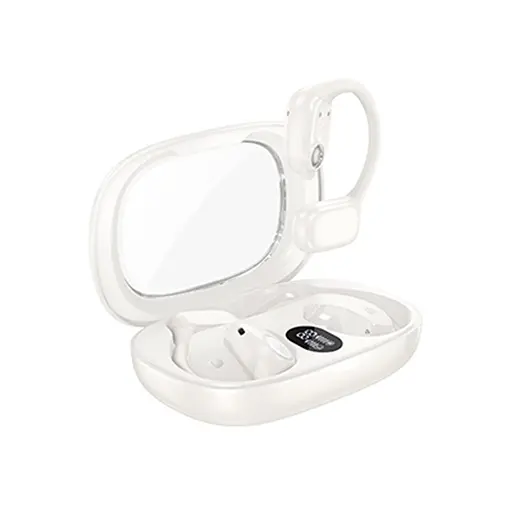Навушники бездротові Hoco TWS EA1 відкриті білий - фото 2