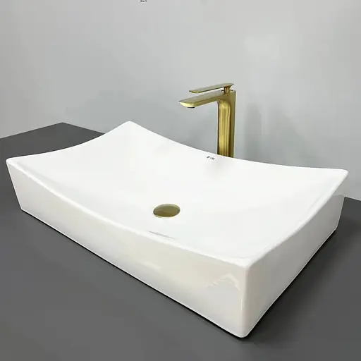 Умивальник VBI Viareggio M white накладний VBI-016202, Білий - фото 1