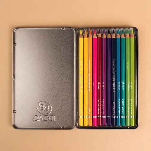 Набор цветных карандашей 99IDEAS "Color Expert" 12 цветов, Rich Set, металлическая коробка, 99CE-12RICH - фото 5