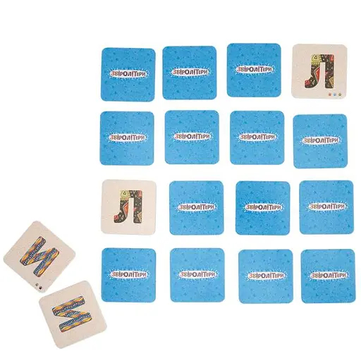 Настільна гра The Brainy Band Звіролітери (укр.) (УКР008) - фото 3