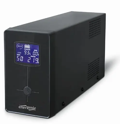 Источник бесперебойного питания EnerGenie 1500 ВА / 1500 Вт / 8 А*ч (EG-UPS-034) - фото 1