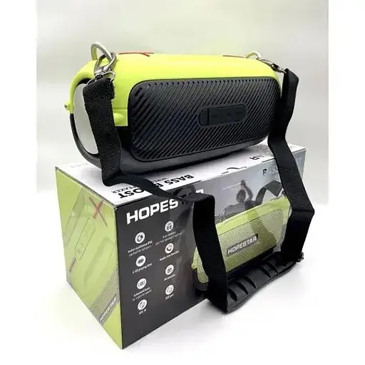 Портативна акустика — бездротова колонка Hopestar A41 Party зелена - фото 5