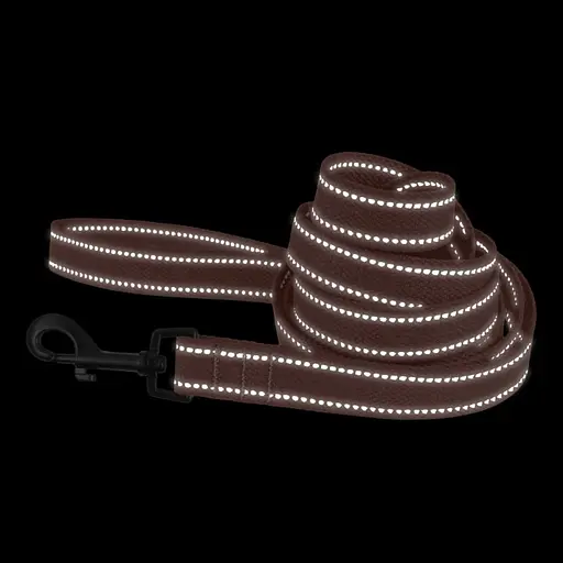 Поводок для собак Barksi Сotton с карабином квадратное ушко 200x2 см оранжевый - фото 6