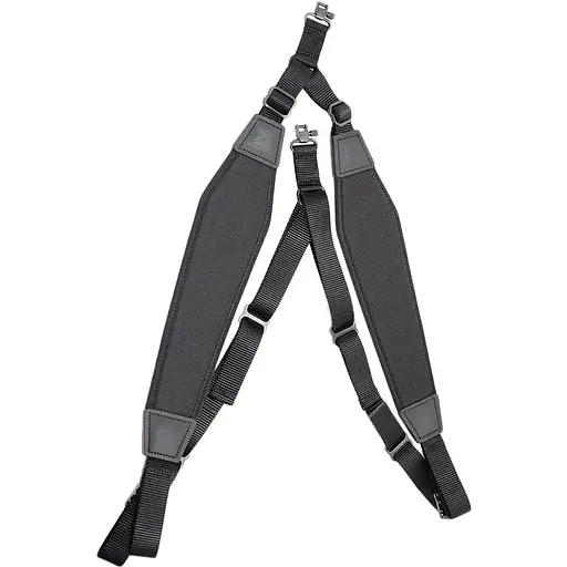 Ремінь рушничний GrovTec двоточковий біатлонного типу камуфляж/чорний - фото 2