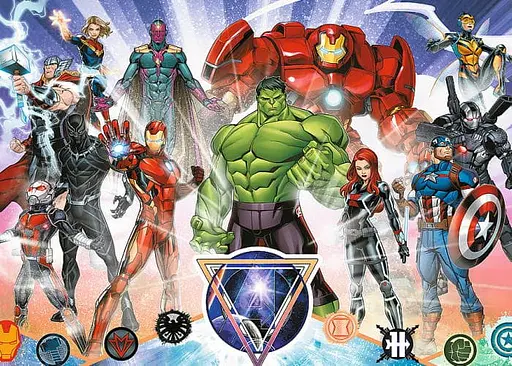 Пазл Trefl Супер формы: Отважные Мстители Мстители Марвел XL 160 эл. (50023) - фото 2