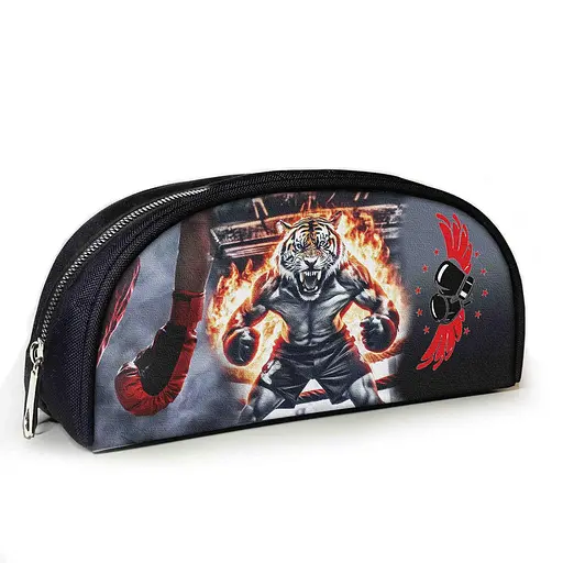 Пенал шкільний з принтом Бокс 23х10х8 см з принтом для хлопчика (3861)