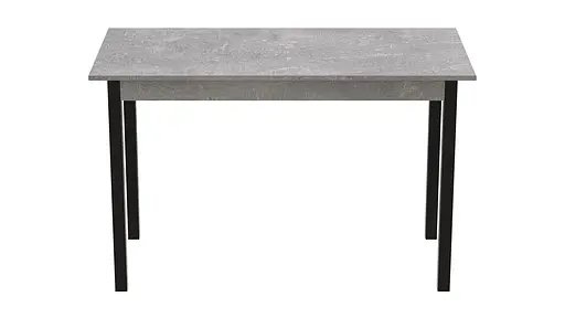 Стіл кухонний Ferrum-decor Маріо 75x120x60 Чорний ДСП Бетон 16мм (FRD-105584) - фото 4