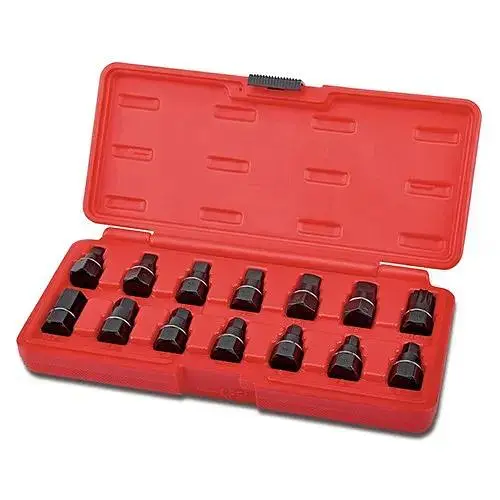 Комплект головок для маслосливних пробок 14 од. Toptul hoz0007643 - фото 1