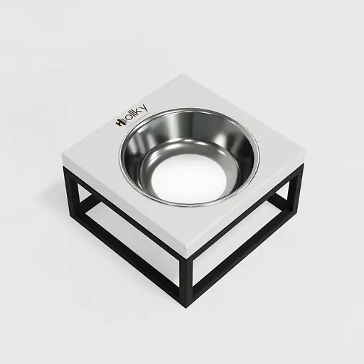 Hollky Base Solo S — миска на підставці для котів і маленьких собак (1 × 0,45 л) - фото 8