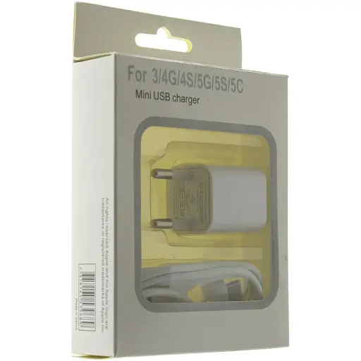 Мережевий зарядний пристрій 1265 для iPhone 4 - фото 1