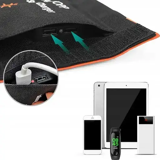 Зарядка на солнечной батарее 21Вт Solar Солнечная панель - фото 5