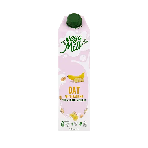 Молоко растительное Vega Milk Банановое с овсом 1,5% 950 мл