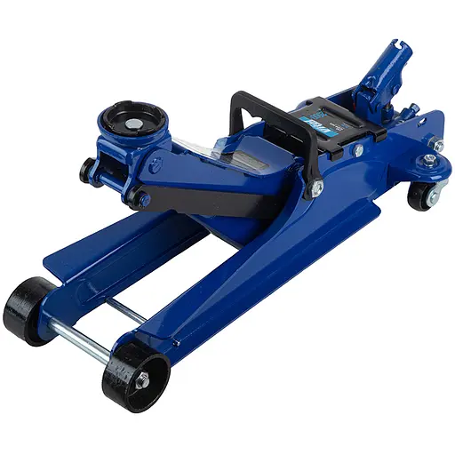 Домкрат гідравлічний підкатний Vitol 2.5т 85-385 мм з низьким підкатом 14.5 кг в коробці (DP-25385) - фото 1