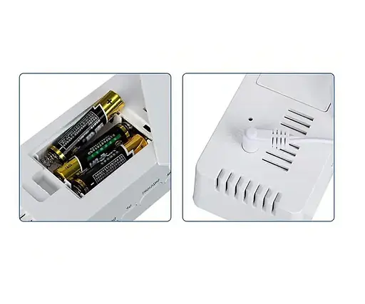 Часы настольные Technoline White/Black Mirror (WT475) - фото 8