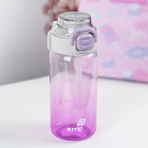 Бутылочка для воды Kite 600 мл фиолетовая (K25-1212-3) - фото 4