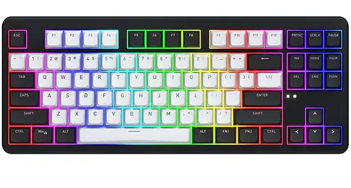 Клавіатура HATOR Rockfall 3 Mecha TKL Wireless Orange ENG ANSI Black (HTK850) - фото 1